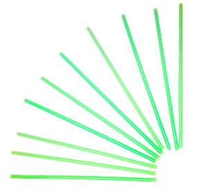 Палички для кейк попсів "Неоново -зелені" (50 шт)
