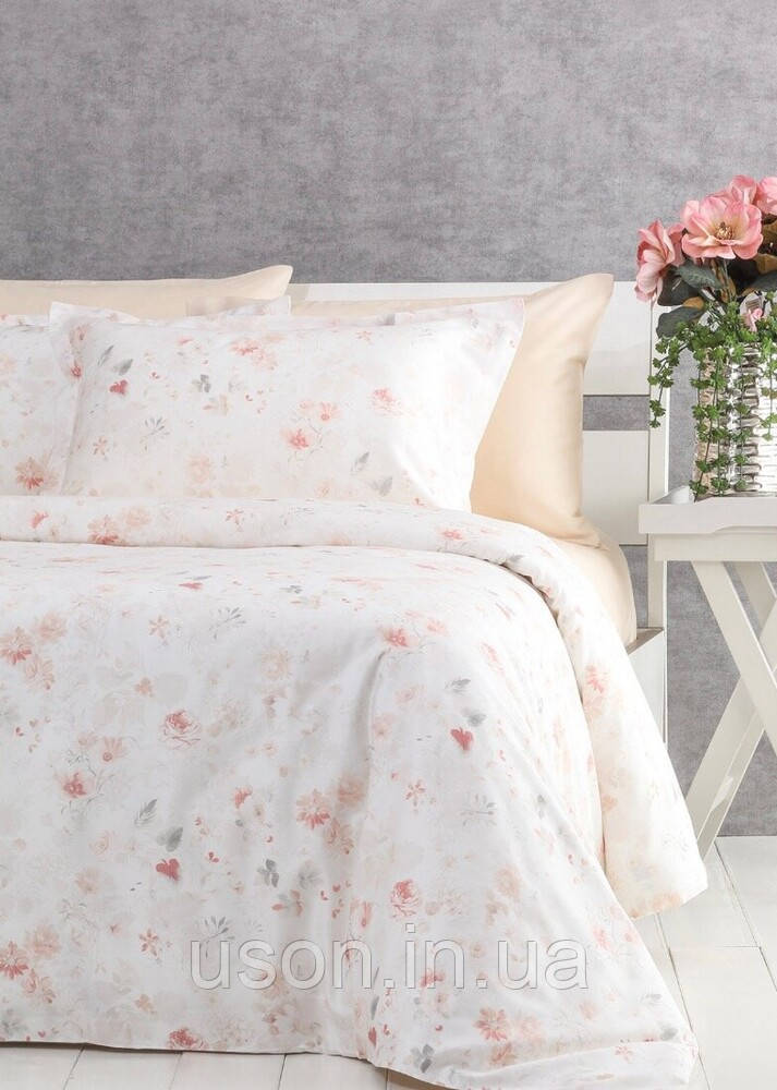 Комплект постільної білизни 200*220 сатин TM Pavia Jade, фото 1