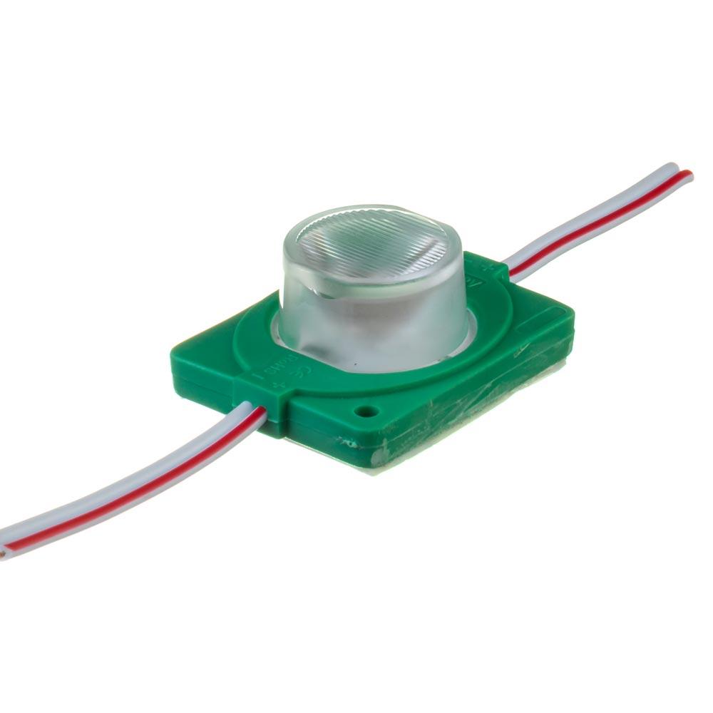 Світлодіодний інжекторний модуль 12 V зелений smd3030 1led 1.5 W IP65