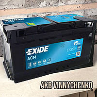 Оригинальный (Италия) автомобильный аккумулятор Exide AGM 95Ah 850A (EN)