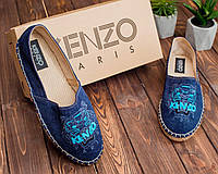 Мужские брендовые Эспадрильи "KENZO" (LUX качество), (40, 41, 43 размеры)