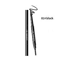 Автоматический карандаш для бровей QIC Dazzling Eyes Double Eyebrow Pencil (Черный)