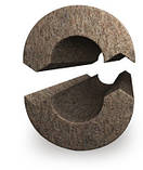 Циліндр базальтовий Ø76/50 без покриття (корпула мінеральна), фото 2