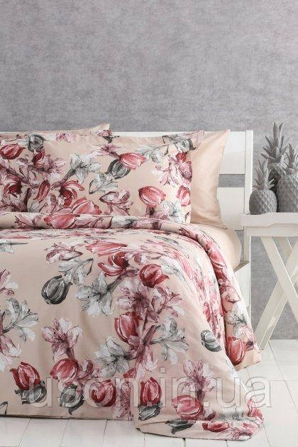 Комплект постільної білизни 200*220 сатин TM Pavia Lana Lila, фото 1