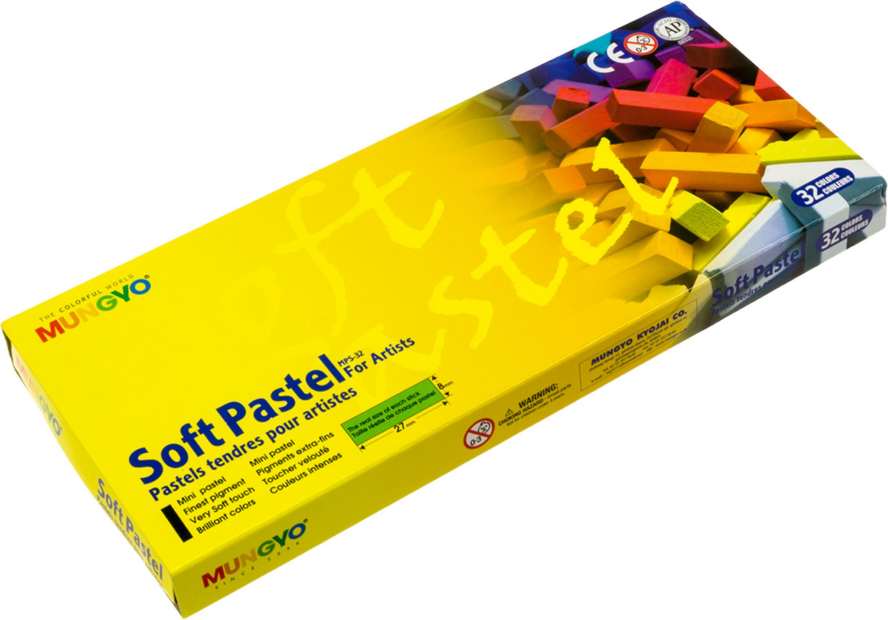 Крейда-пастель суха проф.м'яка "Mungyo" №MPS-32 32кольор.(12)