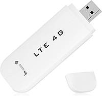 3G/4G LTE USB модем, Роутер с точкой доступа Wi-Fi (White)