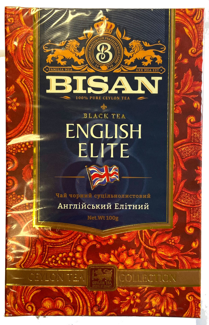 Чай Bisan 100г Англійський Елітний великий лист