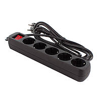 Мережевий фільтр СolorWay 5 розеток/3M Black (CW-PSEA53BK)