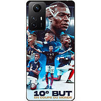 Силіконовий бампер чохол для Xiaomi Redmi Note 12S з малюнком Мбаппе Франція Mbappe