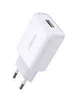 Зарядное устройство UGREEN CD122 18W 1xUSB-A, QC3.0 Charger White (10133)