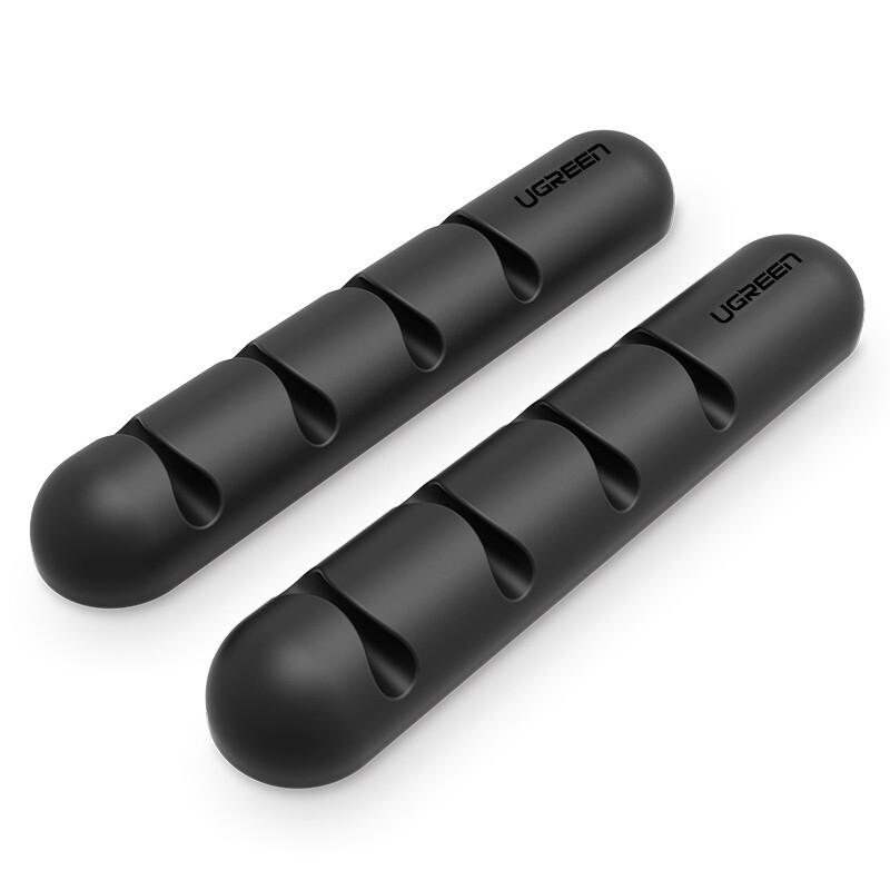 Органайзер для кабелів UGREEN LP114 Cable Organizer Clip 2-pack Black (30762) - фото 2 - id-p1874687985