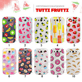 Ультратонкий прозорий чохол з малюнком для Samsung i9305 Galaxy S3 Duos (80 дизайнів)