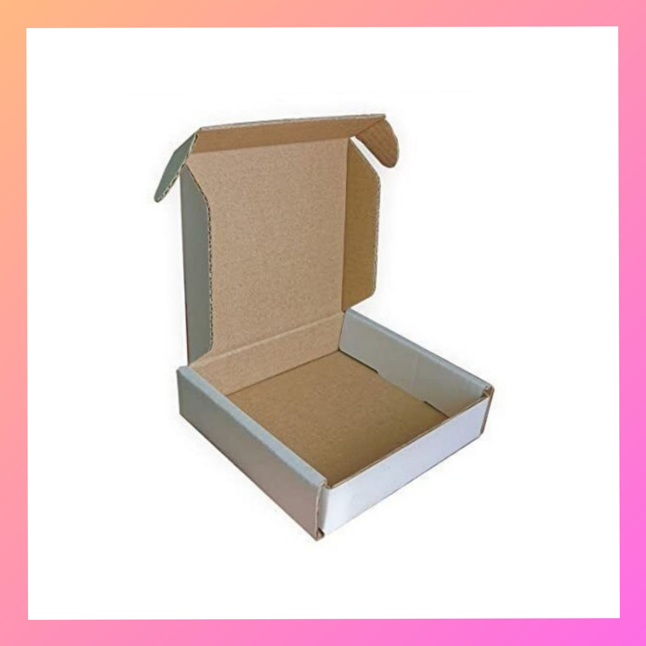 Коробка картонна 10×10×3 см