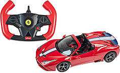 Машинка на радіокеруванні Rastar Ferrari 458 Speciale A 1:14 спортивна машинка на пульті керування червоний