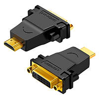 Адаптер Ugreen HDMI Male to DVI (24+5) Female Adapter Black (20123)