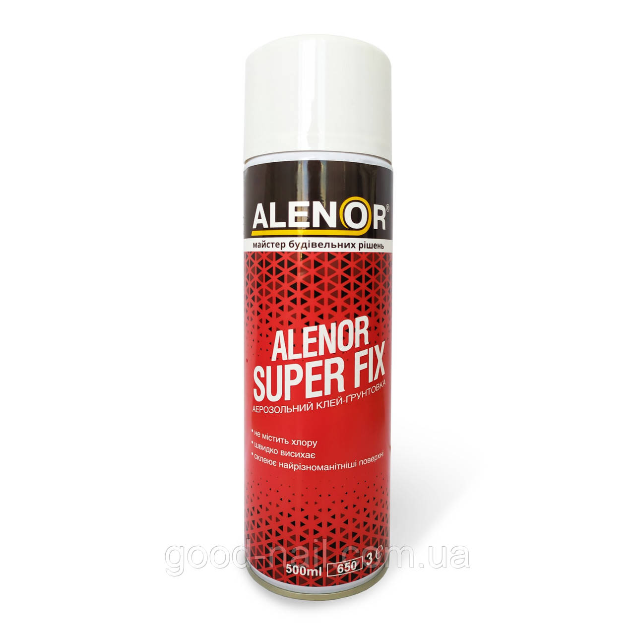 Клей-грунтовка аерозольний Alenor Super Fix 500ml, фото 1