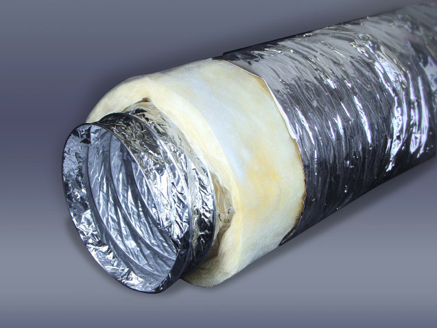 Повітропровід гнучкий 356 мм (14") ізольований, фото 1