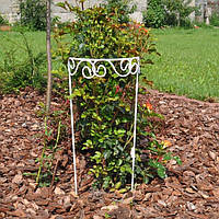 Металева підпора для рослин BRADAS Піон, 600 мм, біла, діаметр 250 мм