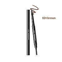 Автоматический карандаш для бровей QIC Dazzling Eyes Double Eyebrow Pencil (Коричневый)