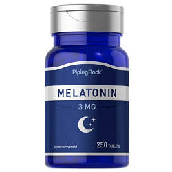Мелатонін Piping Rock Melatonin 3 mg (250 таб.)