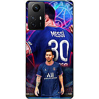 Силіконовий бампер чохол для Xiaomi Redmi Note 12S з малюнком Мессі Messi