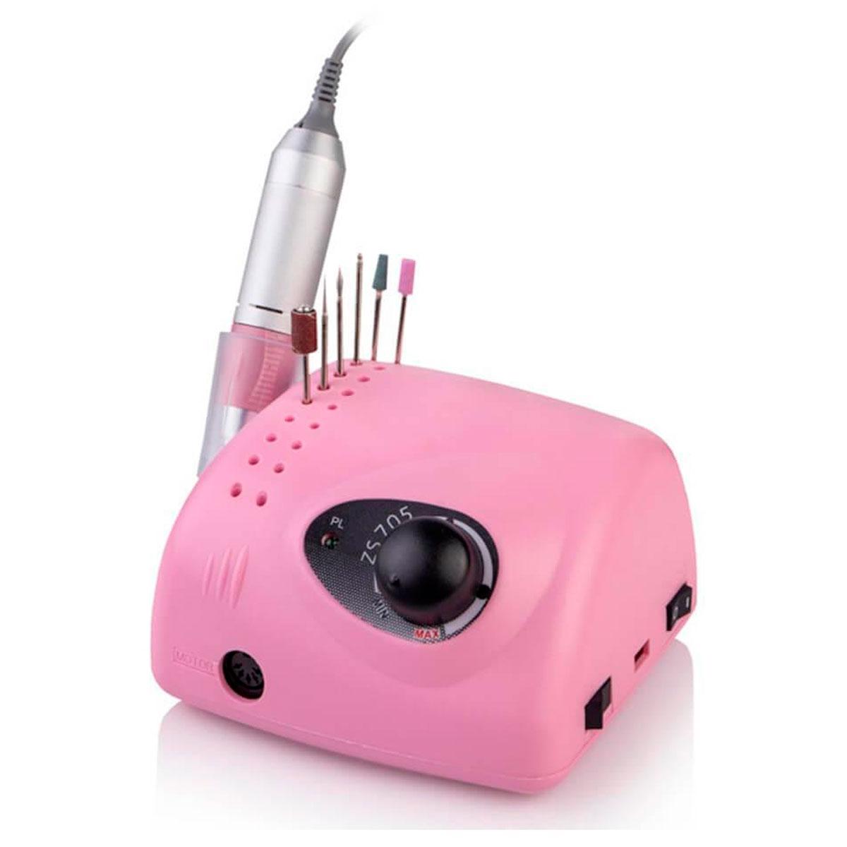 Фрезер для манікюру Bucos Nail Drill Pro ZS-705 PINK (рожевий) 65 Вт, 35 000 об/хв