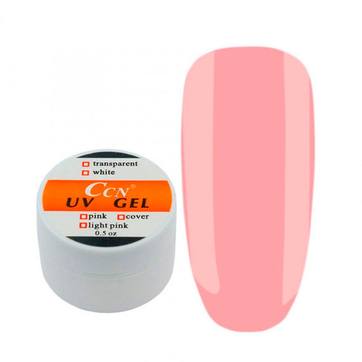 Моделюючий гель для нігтів Ccn UV Gel Cover Pink, 15 г