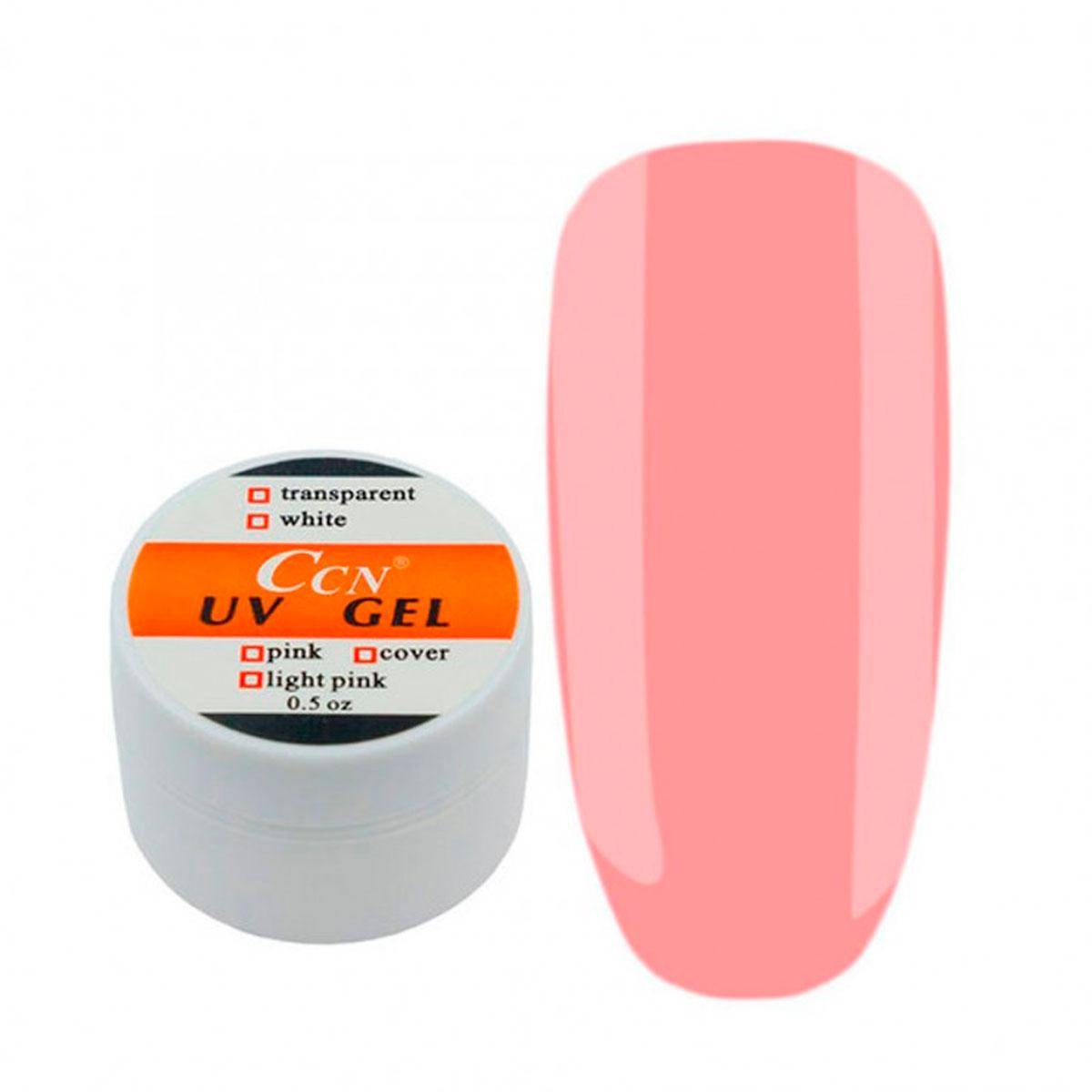 Моделюючий гель для нігтів Ccn UV Gel Light Pink, 15 г
