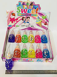 Слайм з блисками 12 шт/уп