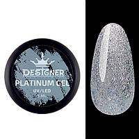 Гель із шиммером Designer Platinum Gel 07, 5 мл