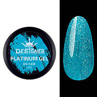 Гель із шиммером Designer Platinum Gel 09, 5 мл