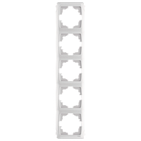 Пятерная вертикальна рамка VIKO Carmen Біла