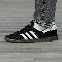 Мужские кроссовки Adidas Spezial Black White черного цвета