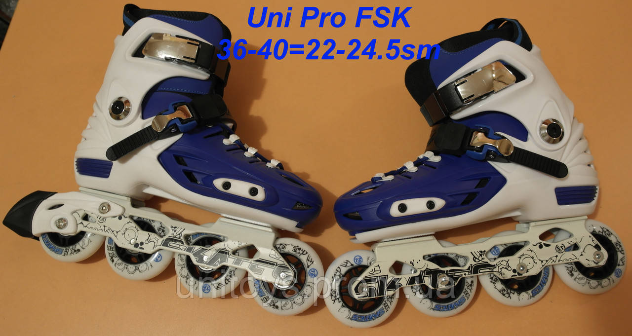 UNI Pro FSK 36-40=22-24,5см Раздвиж Новые Фрискейт ФСК, FSK, аналог Seba - фото 2 - id-p322822042