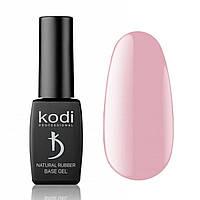 Камуфлююча база для гель-лаку Kodi Natural Rubber Base Pink, 12 мл