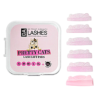 Dalashes Валики для ламінування вій Pretty Cat, 6 пар