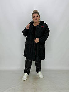 Подовжена вітровка "Бруклін" на трикотажній основі  66-68 70-72