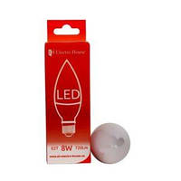 Светодиодная лампочка LED E27 4100K 8W Electro House свеча