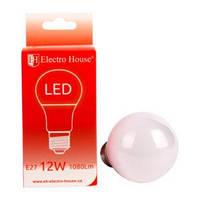 Светодиодная лампочка LED E27 4100K 12W Electro House