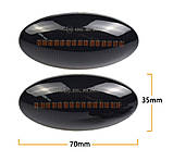 Повторювачі - покажчики поворотів динамічні для авто Suzuki Grand Vitara Jimny Swift SX4 APV Arena X Fiat Opel, фото 3