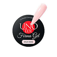 Камуфлюючий гель моделюючий Uno Forma Gel Milk Rose, 15 мл