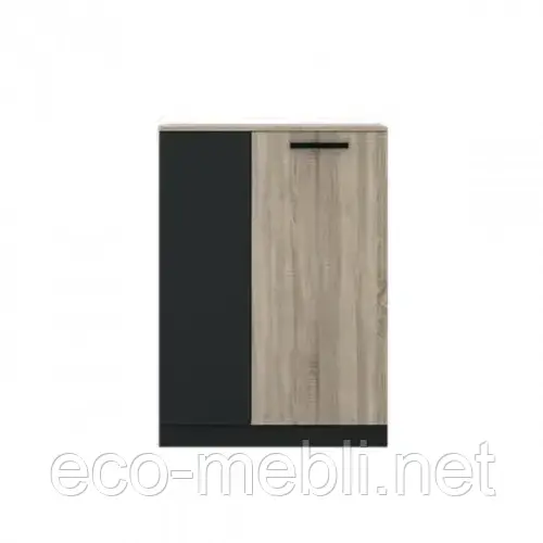 Тумба KOM 2D антрацит/дуб сонома модульної системи Офіс Нью Гербор