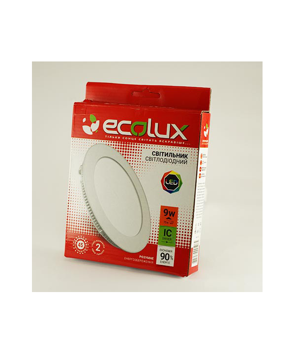 Світлодіодний світильник LED коло 9 вт Ecolux нейтральний 4200K