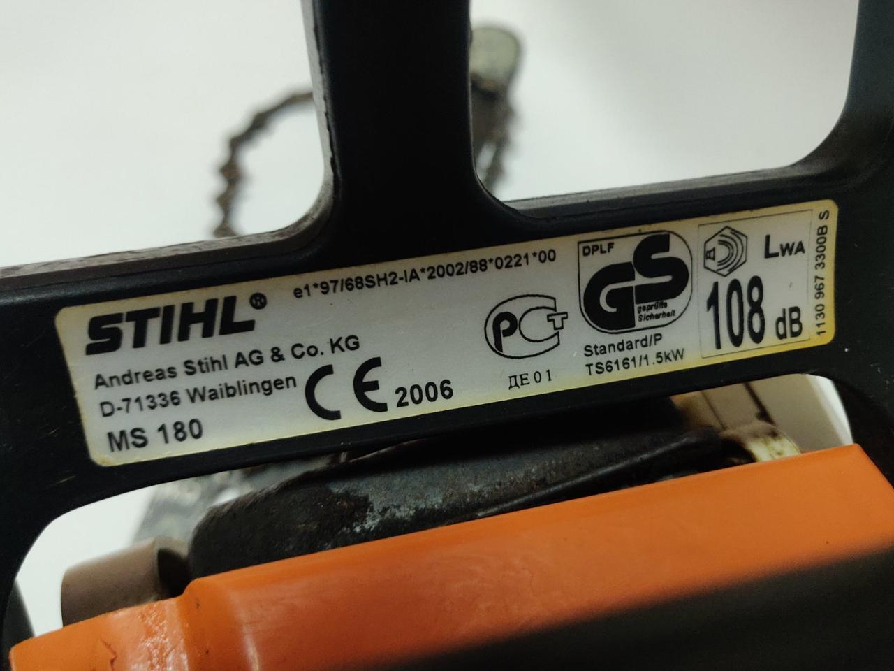 Купить Бензопила STIHL MS 180, цена 3900 ₴ — Prom.ua (ID#1874798006)