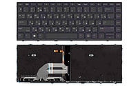 Клавіатура для ноутбука HP 430 G5, 440 G5 RU Оригінал з підсвічуванням чорна нова