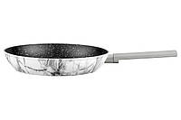 Сковорода Ardesto Gemini Marmo 28 см, сірий, алюміній (AR1928GMA)
