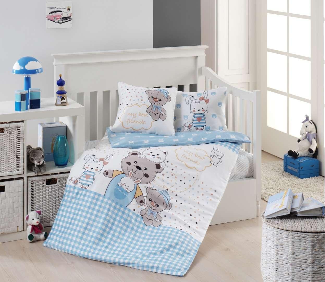Комплект постільної білизни для немовлят First Choice Baby 100х150 см. Teddy Bear