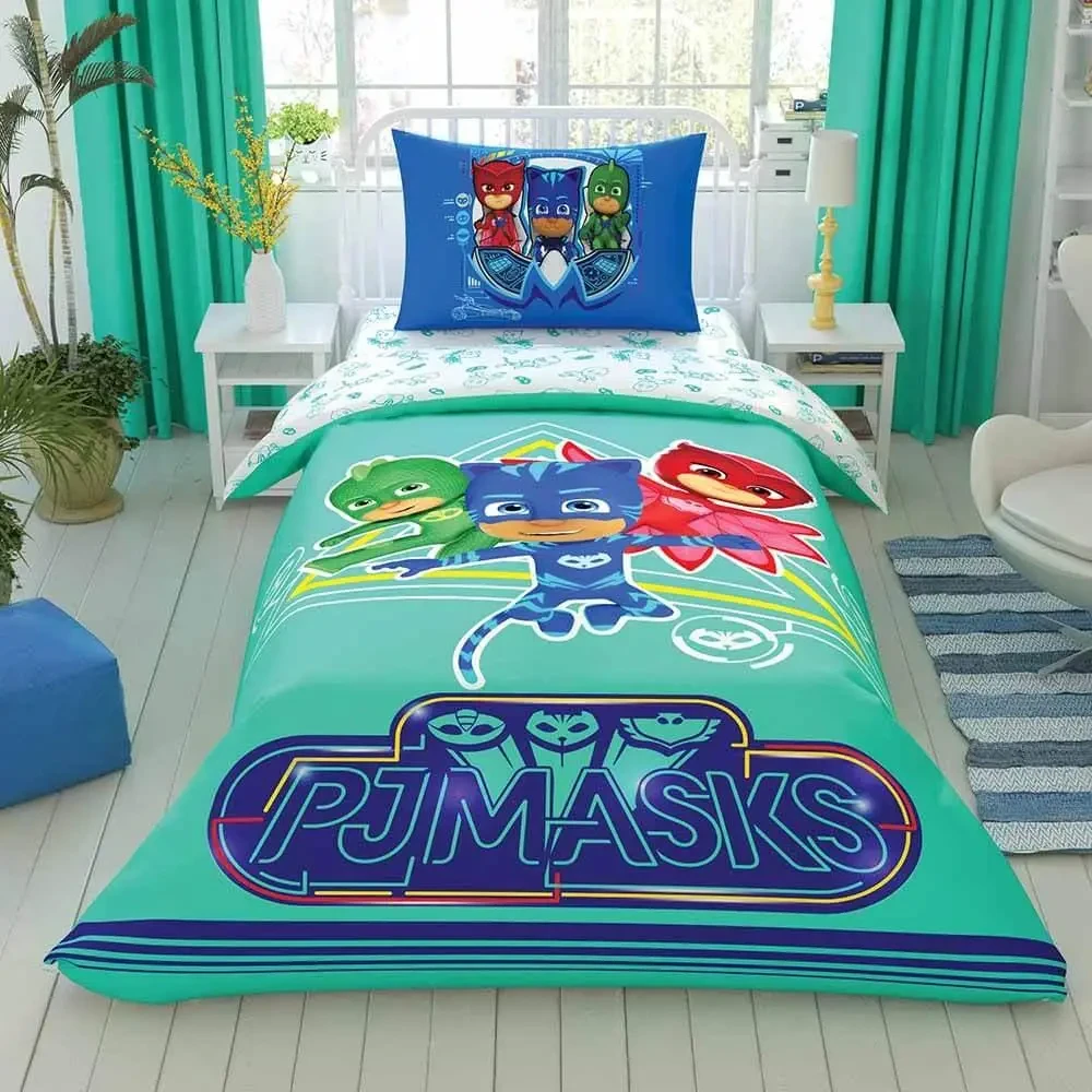 Постільна білизна TAC Disney 160×220 см PJ Masks Move