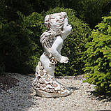 Садова фігура Ангел дівчинка полігіпс 51х23х23 см, фото 4