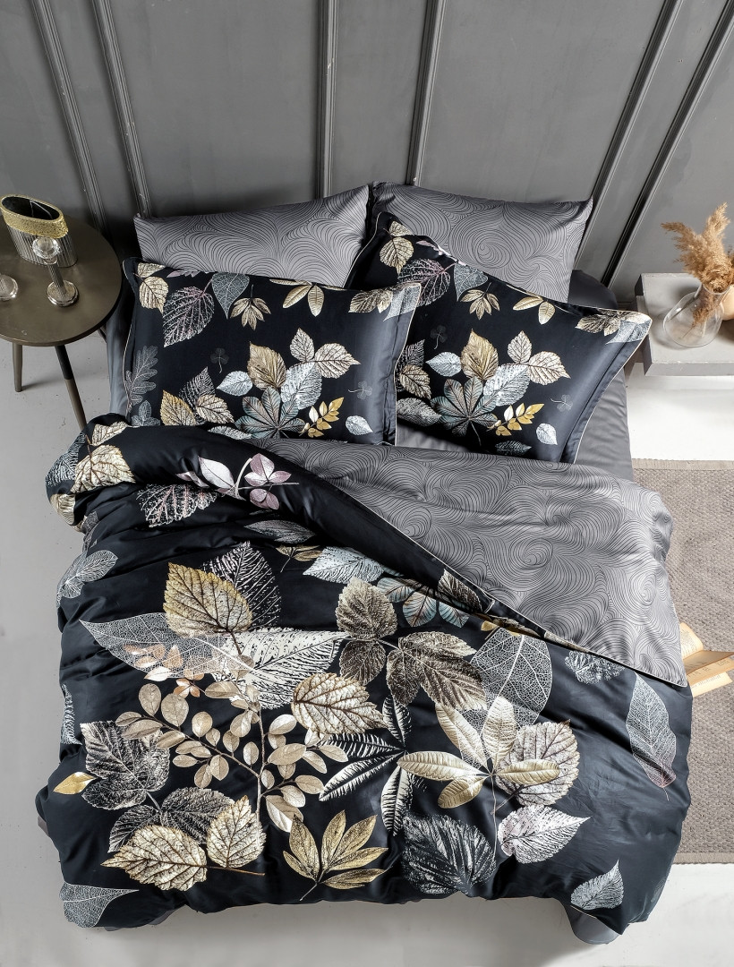 Постільна білизна La Romano Premium Satin 200×220 Daring Grey, фото 1